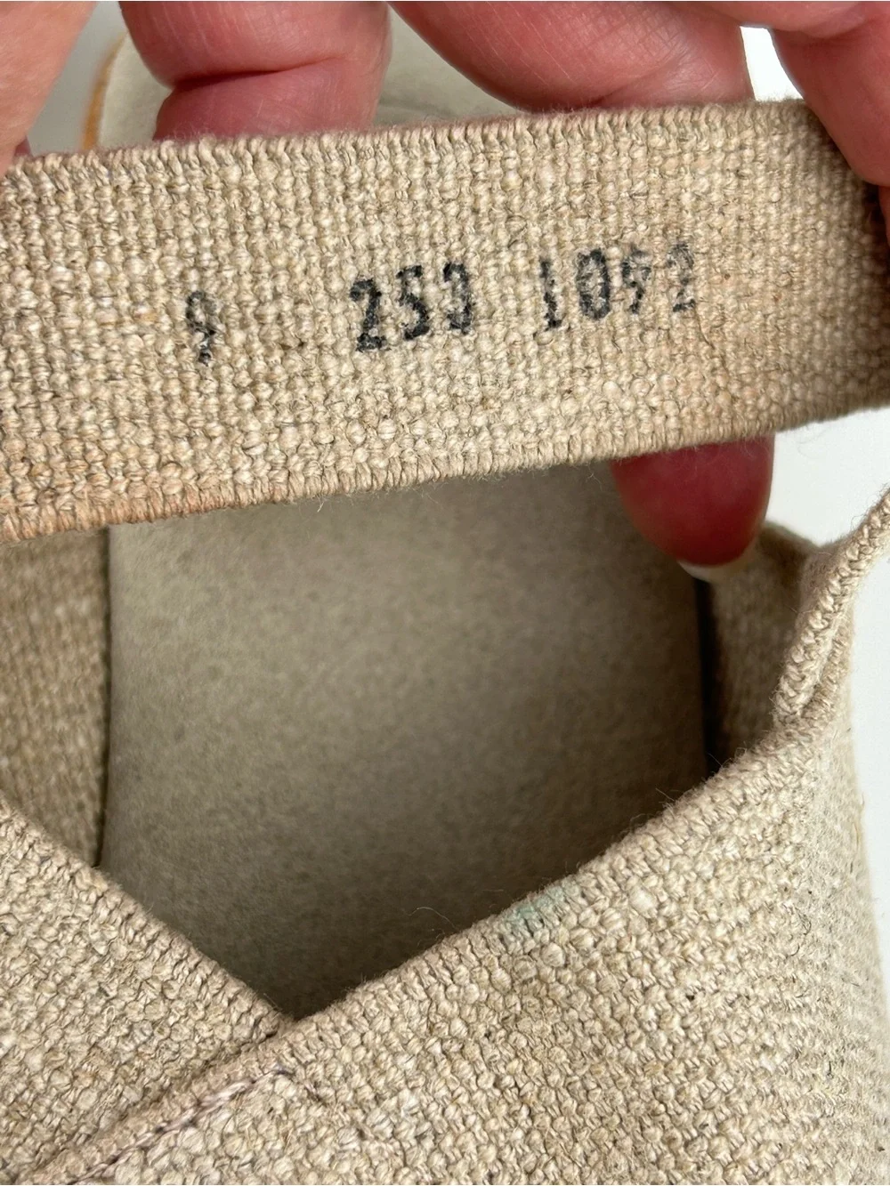 CHARLESTON SHOE COMPANY  Atlantic Linen Women’s Slingback Wedge Sandal